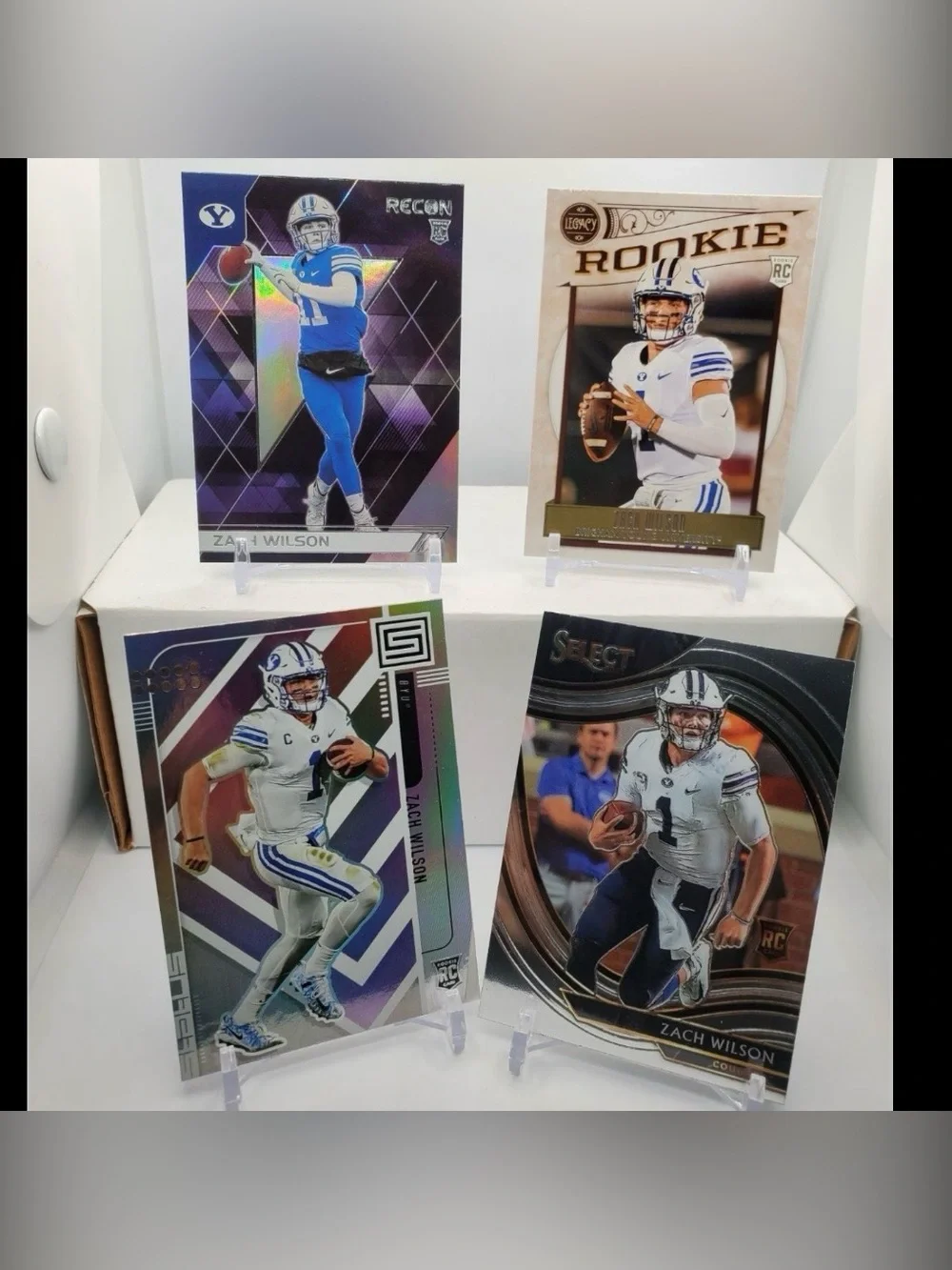 2021 Zach Wilson Rookie Card Lot - BYU